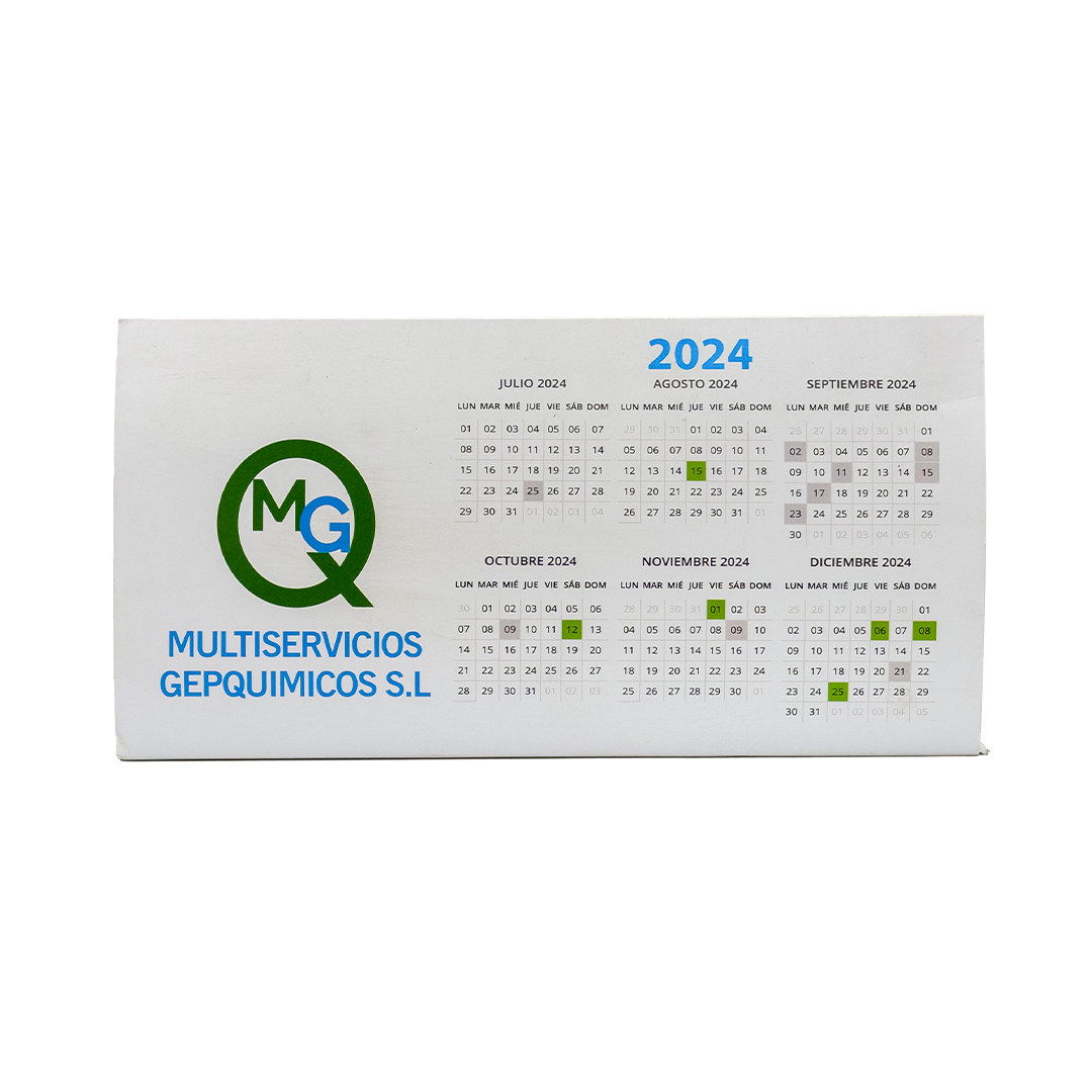 Calendario sobremesa triangular - Imagen 2